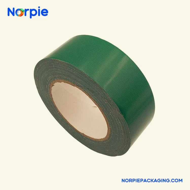 Groene enkelzijdige ducttape Groene enkelzijdige ducttape