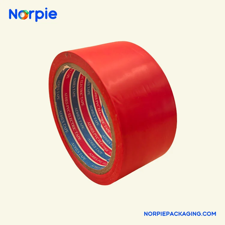 Puur rode waarschuwingstape